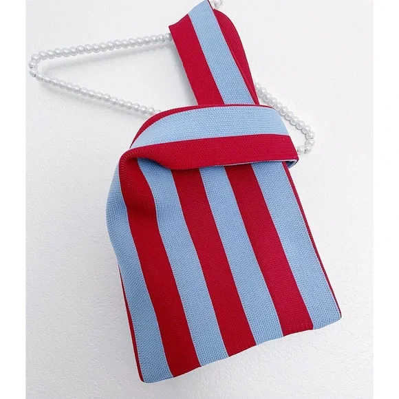 Fashion Striped Shopping Bag - Picture 3 of 6